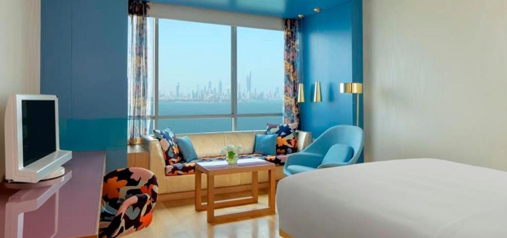 Symphony Style Hotel Kuwait Salmiya Екстер'єр фото A room at the hotel